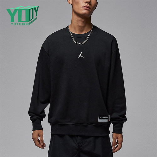 Nike/耐克正品JORDAN男士休闲套头针织运动圆领卫衣IO7830-010