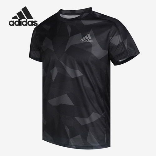 Adidas/阿迪达斯正品OWN THE RUN TEE 男子短袖T恤 GK8161