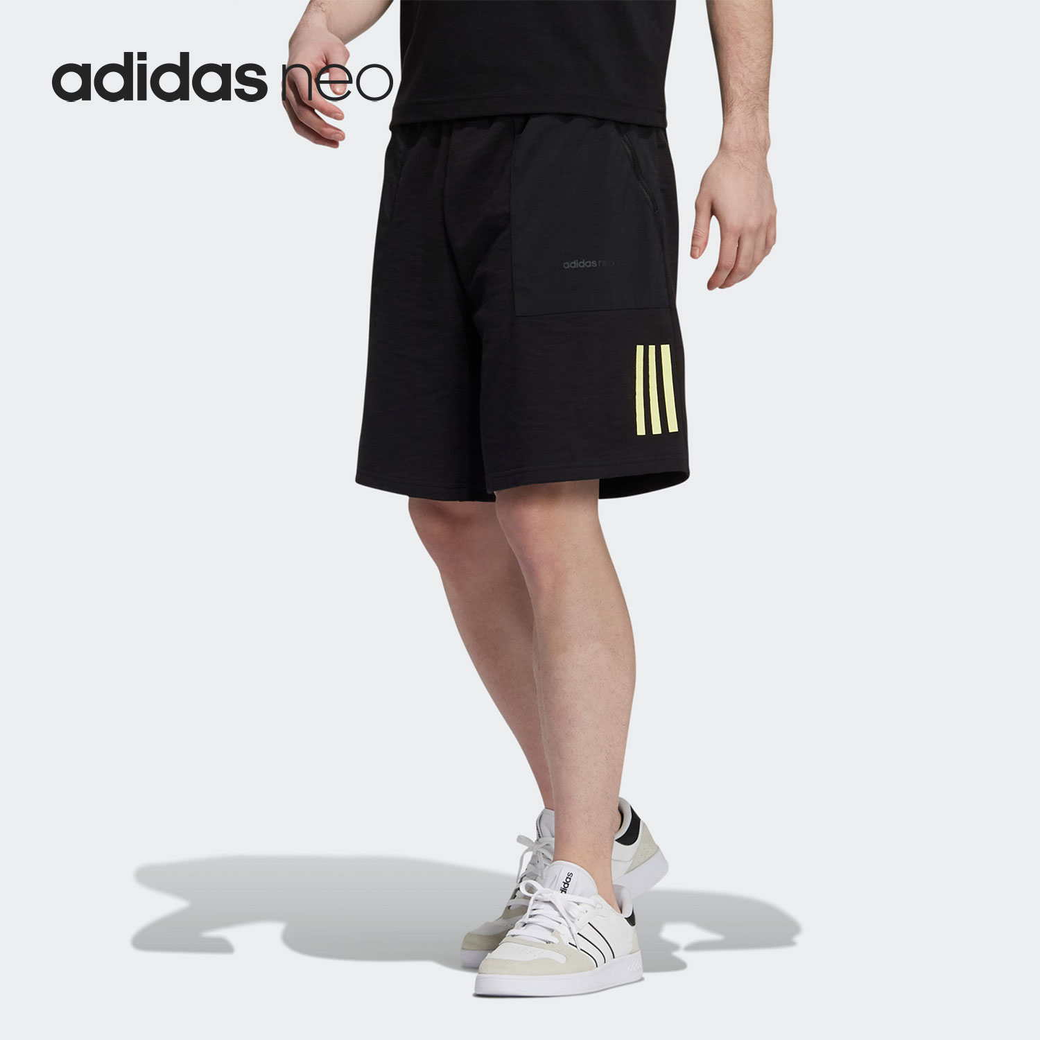 Adidas/阿迪达斯正品NEO 当季新款男子休闲舒适短裤 H45164