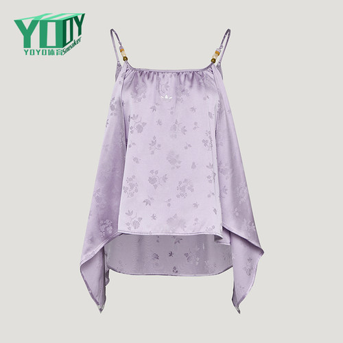 Adidas/阿迪达斯正品女士新中式透气时尚休闲背心T恤LD6442