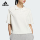 新款 正品 女士经典 宽松运动短袖 JJ3602 Adidas POLO衫 阿迪达斯