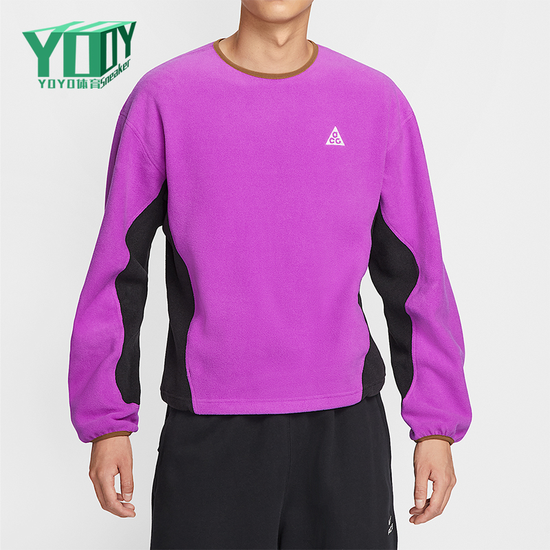 Nike/耐克正品春秋男士休闲时尚复古摇粒绒运动卫衣HV1118-551