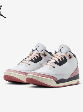 Nike/耐克正品Jordan 3 Retro小童复古运动篮球鞋FQ9174-100