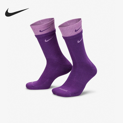 耐克男女中筒训练透气运动袜