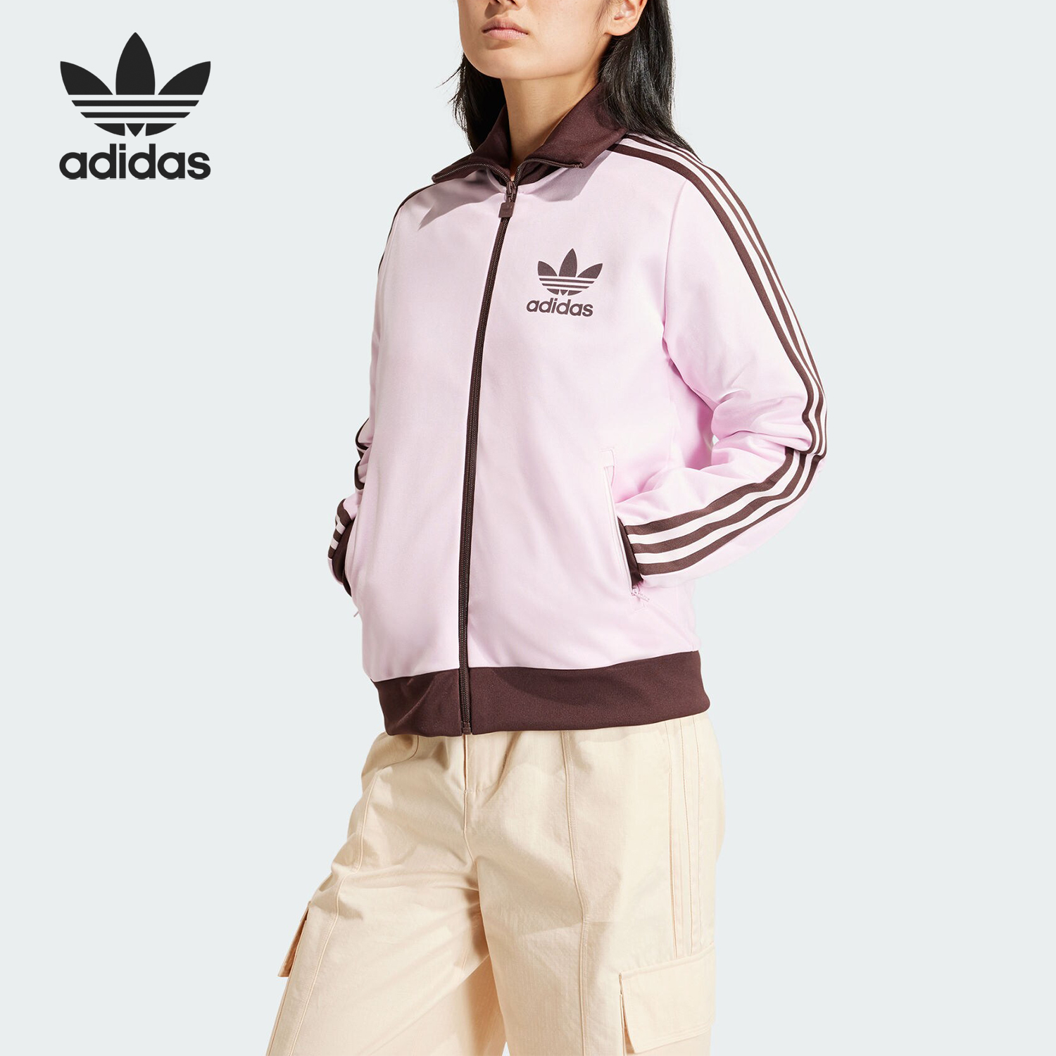 阿迪达斯女士新款夹克外套