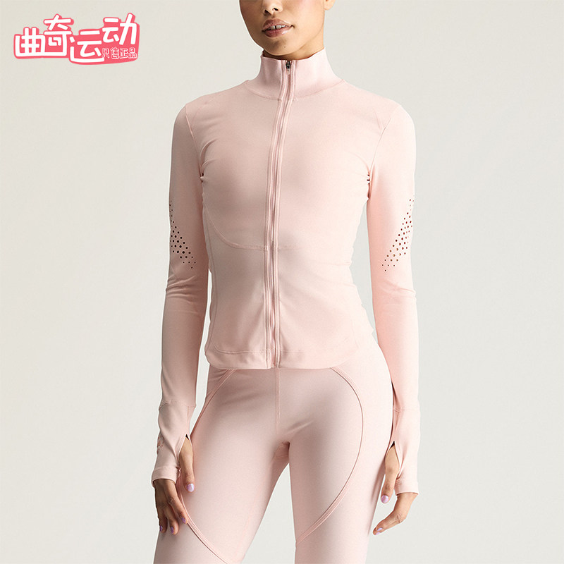Adidas/阿迪达斯正品春秋款女士高领运动修身长袖外套KR6162