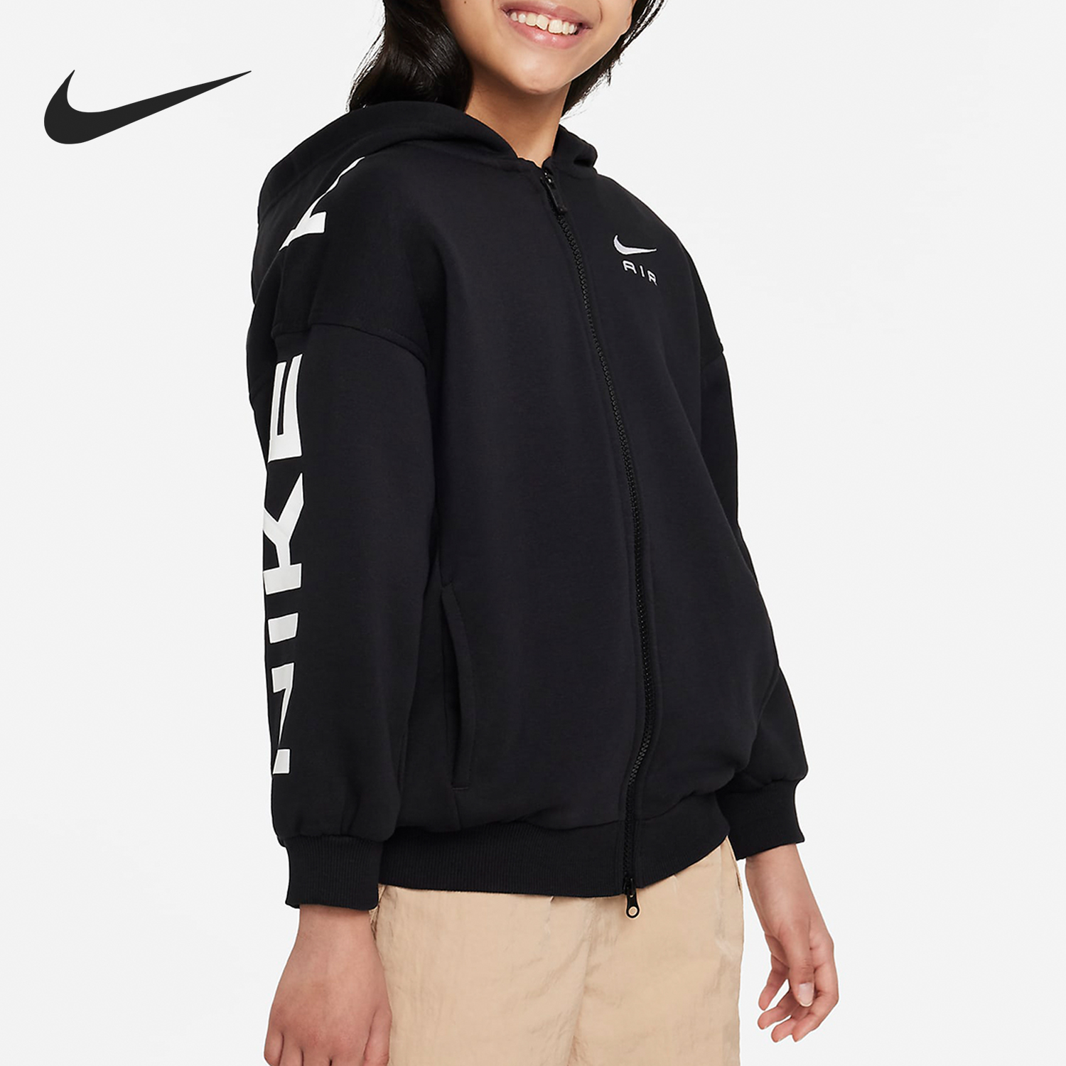 耐克正品大童连帽运动外套