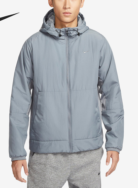 Nike/耐克正品冬季男士保暖休闲连帽宽松棉服外套FB7545-084