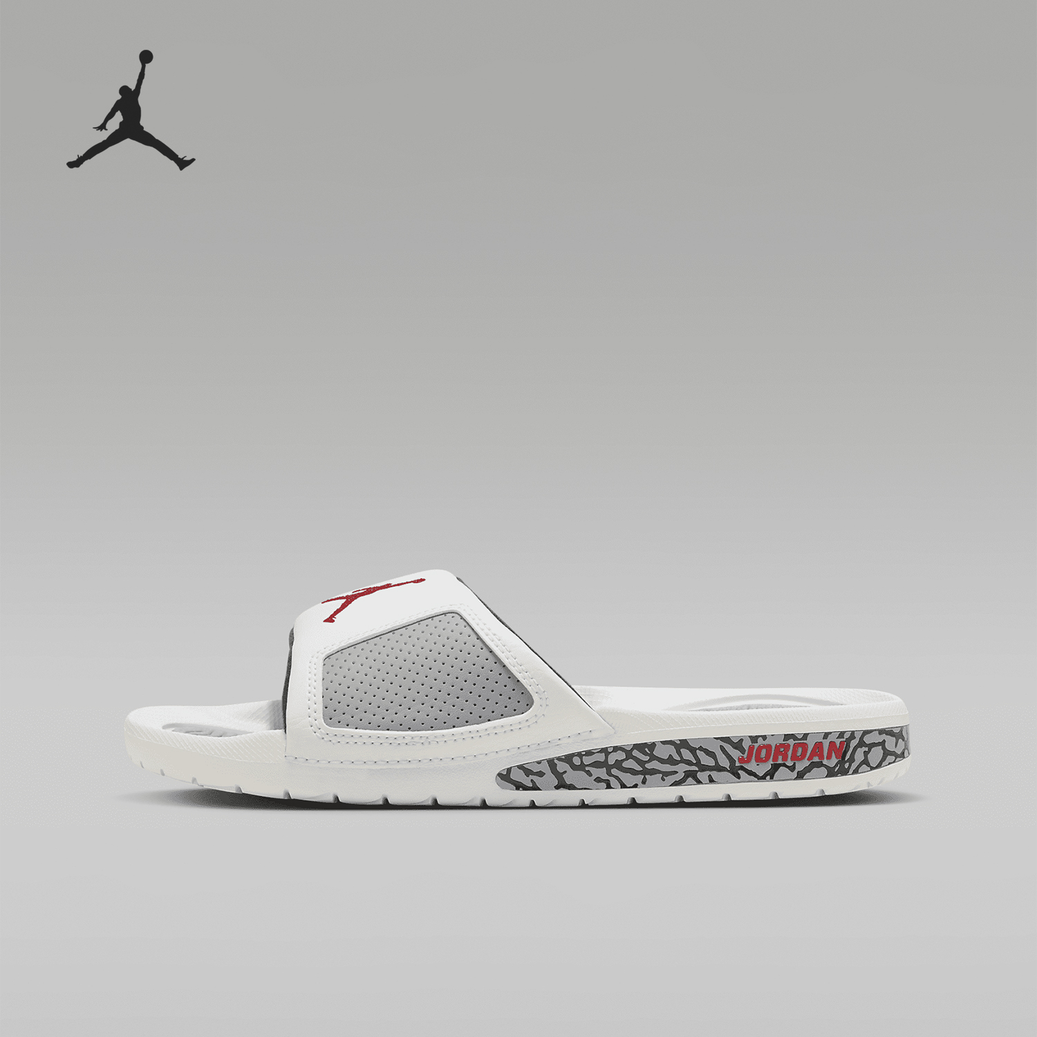 Nike/耐克正品Jordan新款夏季GS女子大童休闲拖鞋AH8108-101