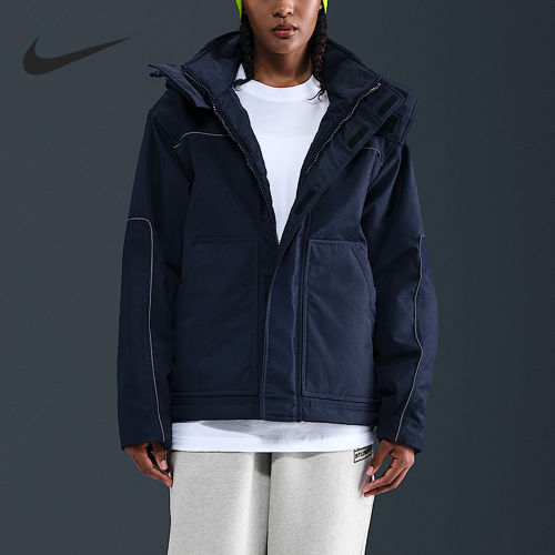 Nike耐克正品Stüssy联名男女防泼水长袖拉链口袋夹克HQ8518-451