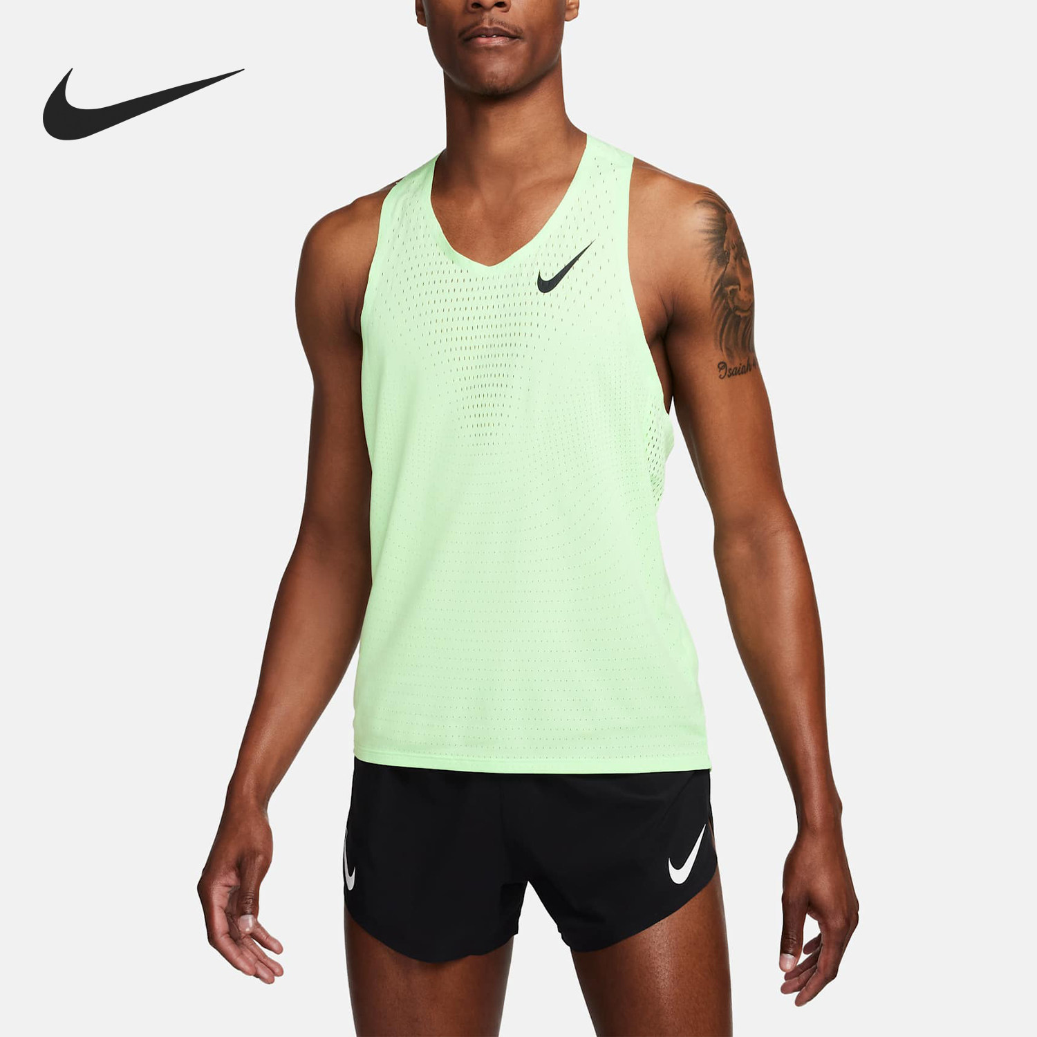Nike/耐克正品运动男士跑步透气吸汗排湿无袖背心FN4231-376