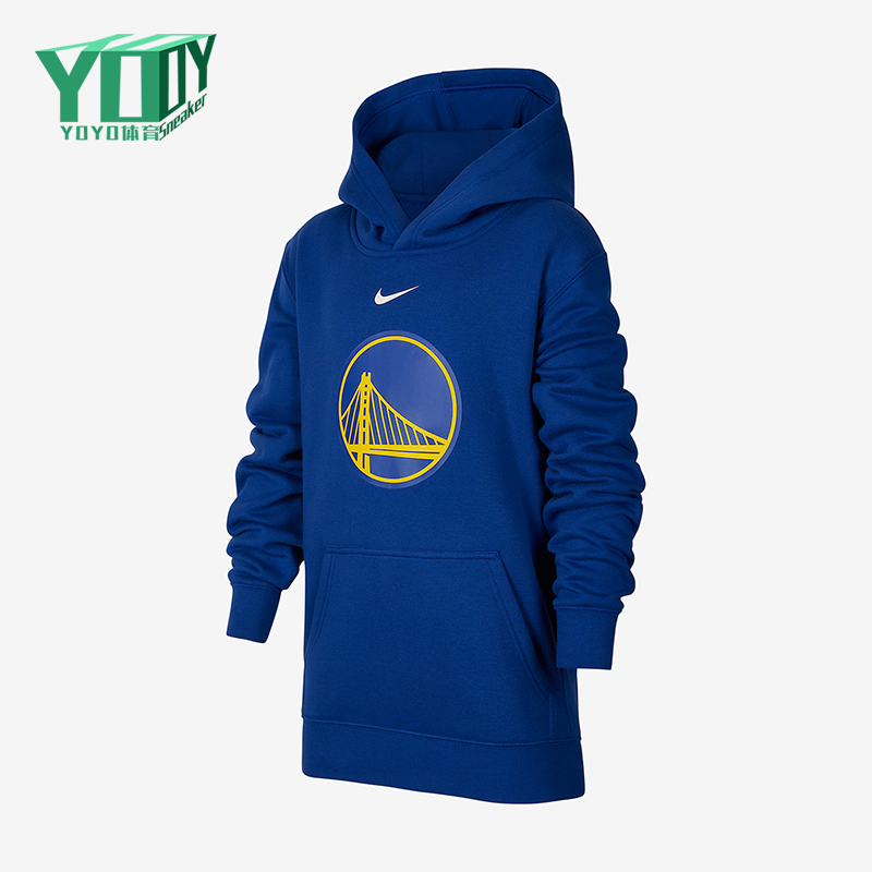 Nike/耐克正品Club Fleece大童运动连帽加绒针织卫衣IO8218-495