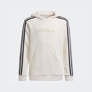 Adidas/阿迪达斯正品三叶草当季大童运动连帽休闲卫衣H22585