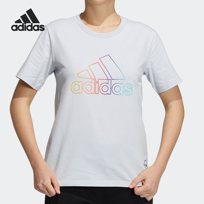 阿迪达斯正品女子透气T恤