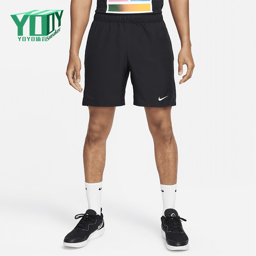 Nike/耐克正品2025秋季款男士耐穿网球运动训练短裤FD5380-010