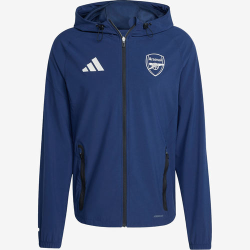 Adidas阿迪达斯正品TIRO 25男款足球吸湿排汗拉链长袖T恤JV5339