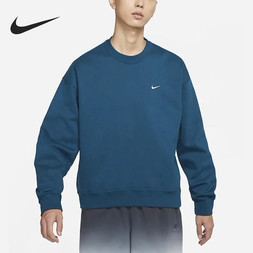 Nike/耐克正品冬季新款男子运动加绒保暖圆领卫衣DA0318-460
