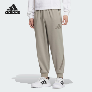 男士 Adidas 阿迪达斯正品 新款 JN0136 针织运动锥形休闲束脚裤