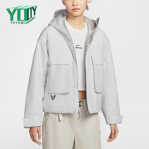 Nike/耐克正品2025冬季款女士日常连帽梭织运动外套FV7328-025