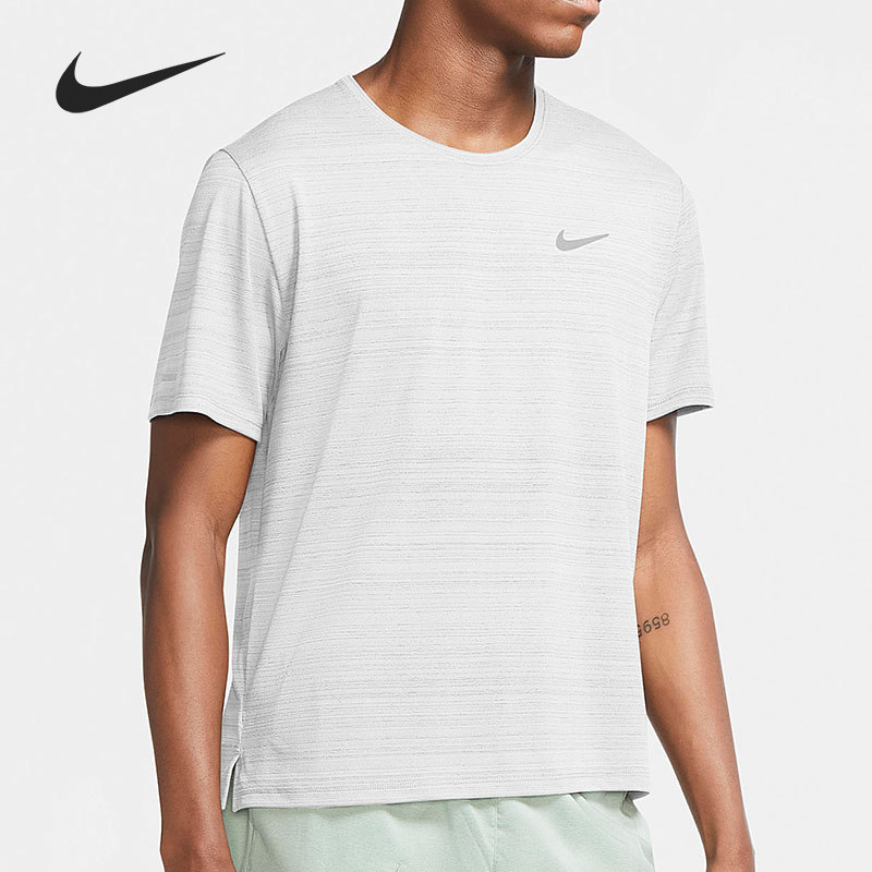 Nike/耐克正品男子当季新款运动服跑步透气休闲运动T恤CU5993 - 实物图
