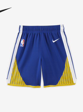 Nike/耐克正品NBA 婴童金州勇士队轻盈透气短裤HJ7698-495