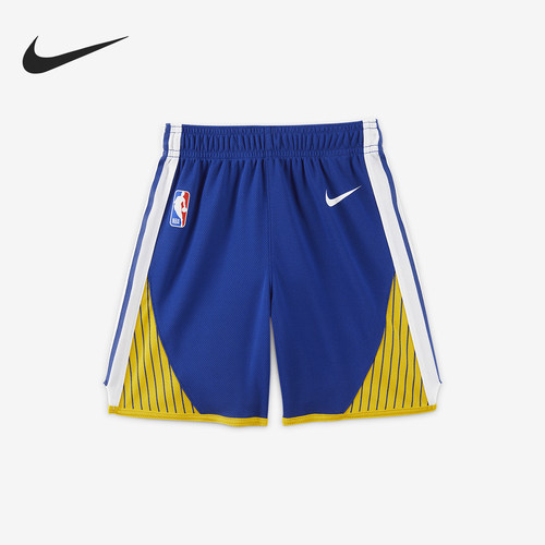 Nike/耐克正品NBA 婴童金州勇士队轻盈透气短裤HJ7698-495