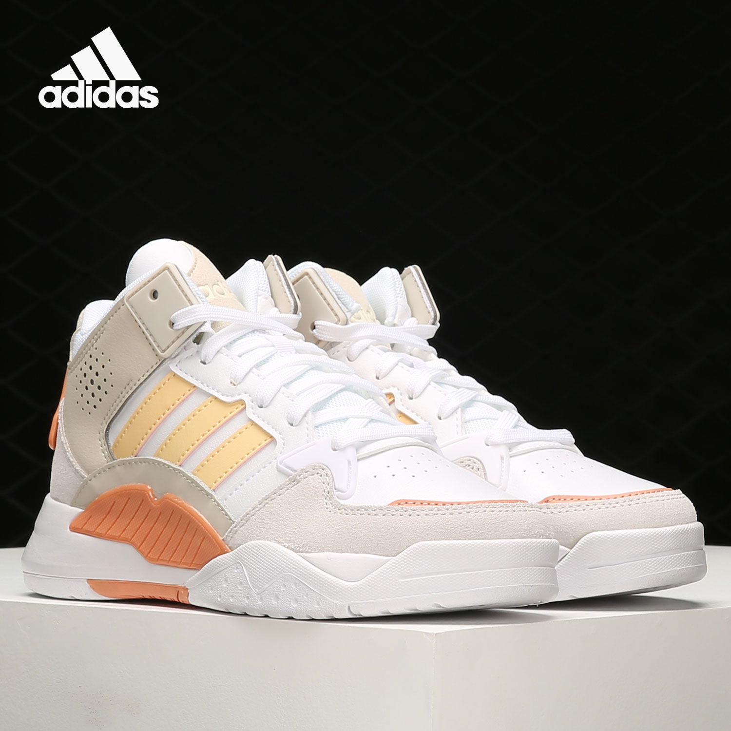 Adidas/阿迪达斯正品Neo 5TH QUARTER女子中帮篮球鞋GY7519,运动鞋new,运动休闲鞋,淘宝优惠券,粉丝福利购,淘宝优惠卷