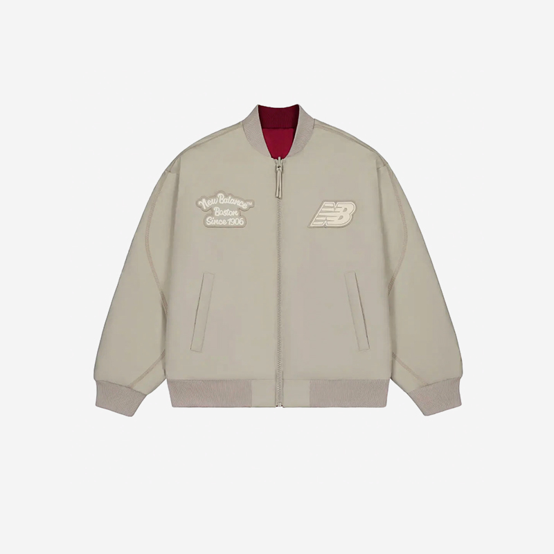 New Balance/NB正品新款男士时尚双面穿拉链夹克外套AMJ51390-ADS