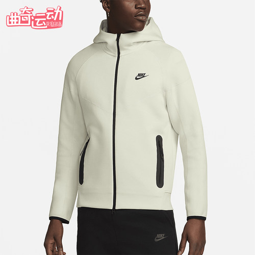 Nike/耐克正品男士拉链复古透气连帽印花经典夹克外套FB7921-020