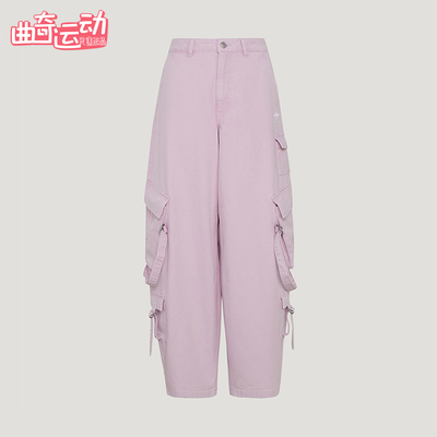 Adidas/阿迪达斯正品新款女士经典宽松经典时尚牛仔长裤KU9536