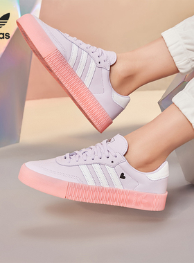 Adidas/阿迪达斯正品新款三叶草SAMBAROSE W女子经典休闲鞋EF4966