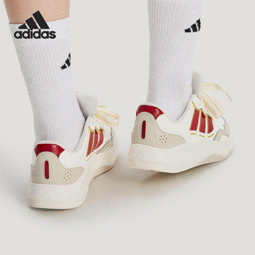 Adidas/阿迪达斯正品LITE SHUFFLE男女低帮系带休闲鞋KH9021