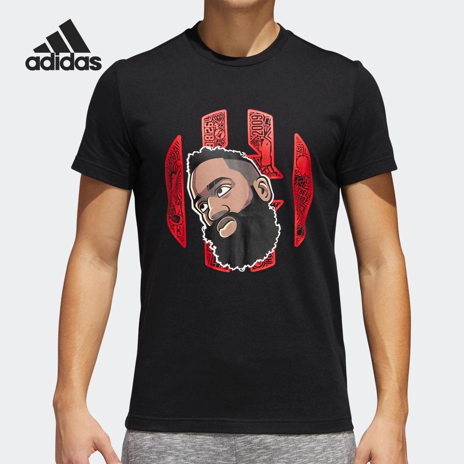 Adidas/阿迪达斯正品当季新款运动舒适休闲男子短袖T恤 CV9957