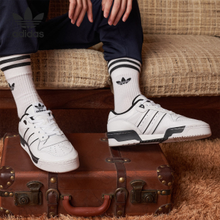 阿迪达斯正品 运动鞋 三叶草RIVALRY 板鞋 EE4657 LOW男子经典 Adidas