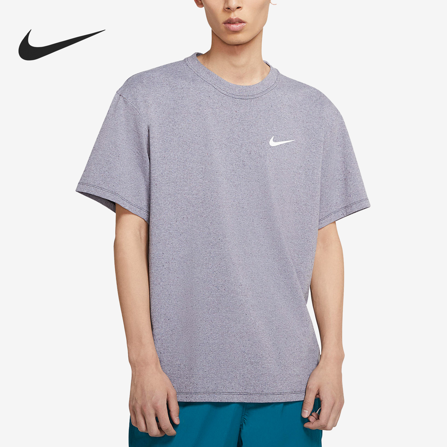 耐克男子时尚透气简约休闲短袖