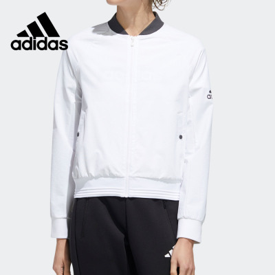 Adidas/阿迪达斯正品女子梭织时尚休闲运动夹克外套 FM9314
