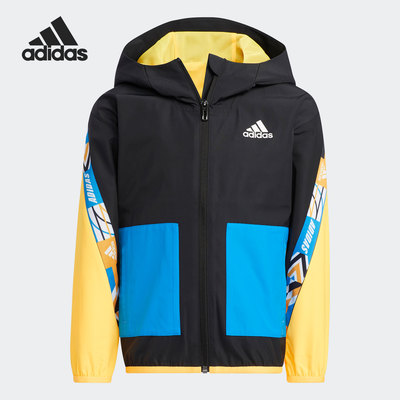 Adidas/阿迪达斯正品当季新款小童运动保暖夹克外套HN9421
