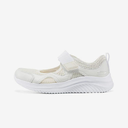Skechers/斯凯奇正品2025年大童耐磨舒适日常休闲鞋303974L-WHT