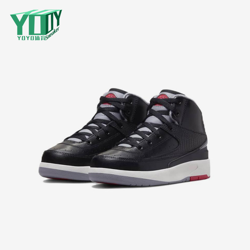 Nike/耐克正品JORDAN小童系带高帮缓震运动耐磨篮球鞋DQ8564-001