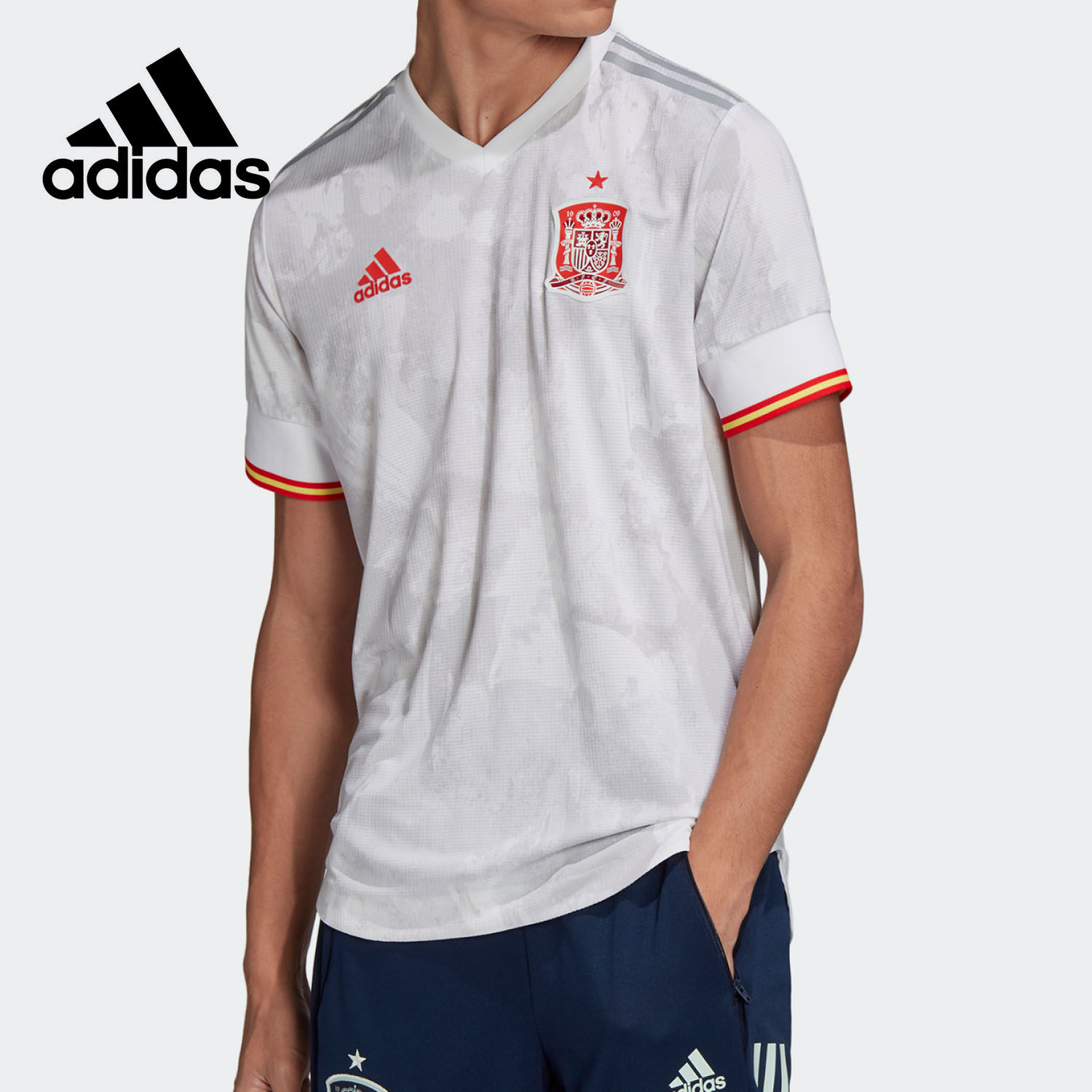 Adidas/阿迪达斯正品当季/21欧洲杯西班牙队客场球员版球衣FI6239