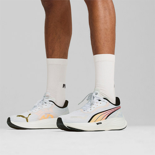Puma/彪马正品2024新款男士网面透气反光厚底轻质缓震跑步鞋