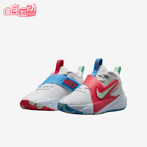 Nike/耐克正品Team Hustle D 12小童缓震篮球鞋IM7807-100