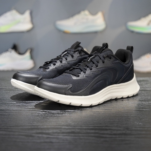 李宁正品2025秋季新款男子舒适缓震透气日常通勤慢跑鞋ARSV133-4