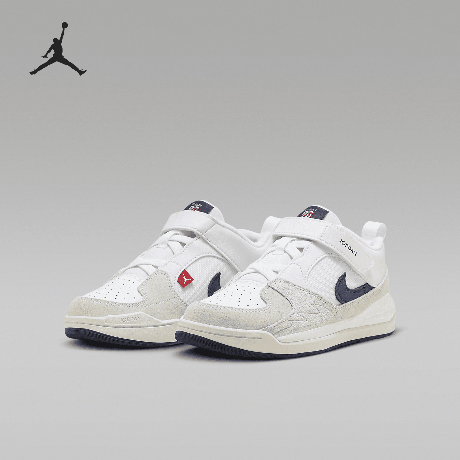 Nike/耐克正品JORDAN小童透气魔术贴休闲运动鞋DX4398-146