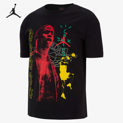 Nike/耐克正品JORDAN男士篮球运动透气图案短袖CK4029-010