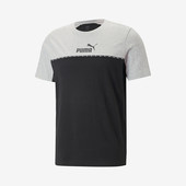 彪马正品 673341 夏季 男士 Puma 运动休闲透气短袖 新款 拼接经典