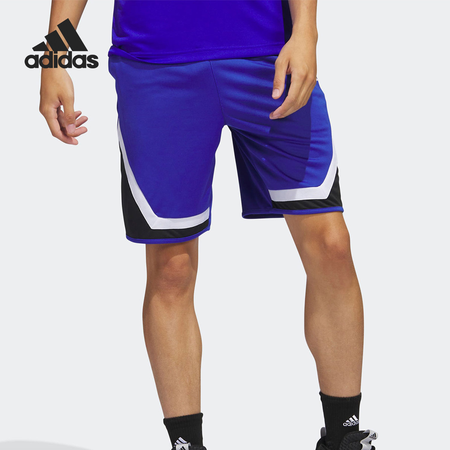 Adidas/阿迪达斯正品PRO BLOCK SHORT男士篮球运动短裤IC2431