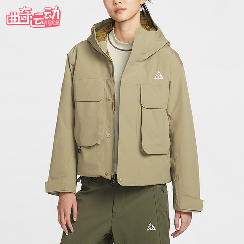 Nike/耐克正品2025冬季款女士运动连帽梭织休闲外套FV7328-276
