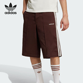 风短裤 Adidas 复古休闲工装 三叶草男士 JC6524 阿迪达斯正品