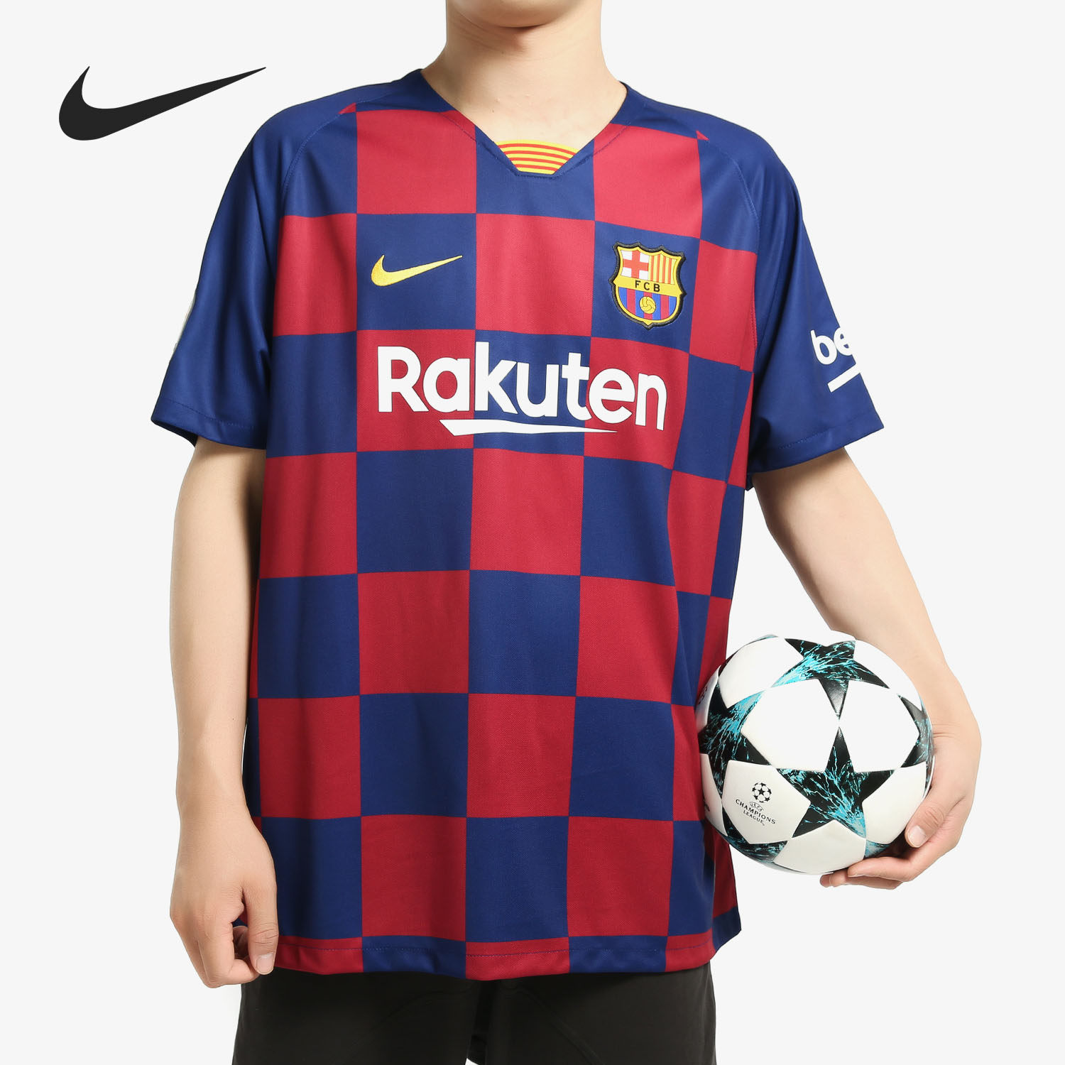 Nike/耐克正品男装当季新款足球队服球迷版球衣运动短袖T恤AJ5532